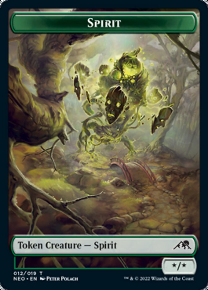 Spirit Token (012) [Kamigawa: Neon Dynasty Tokens] | Total Play