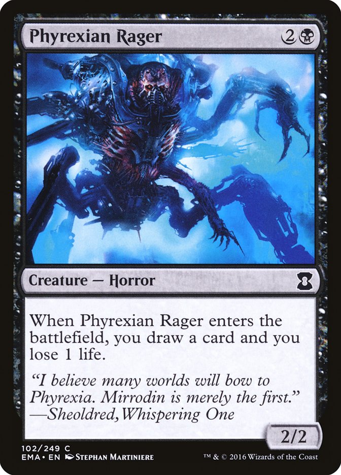 Phyrexian Rager [Eternal Masters] | Total Play