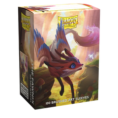 Dragon Shield: Standard 100ct Brushed Art Sleeves - The Fawnix | Total Play