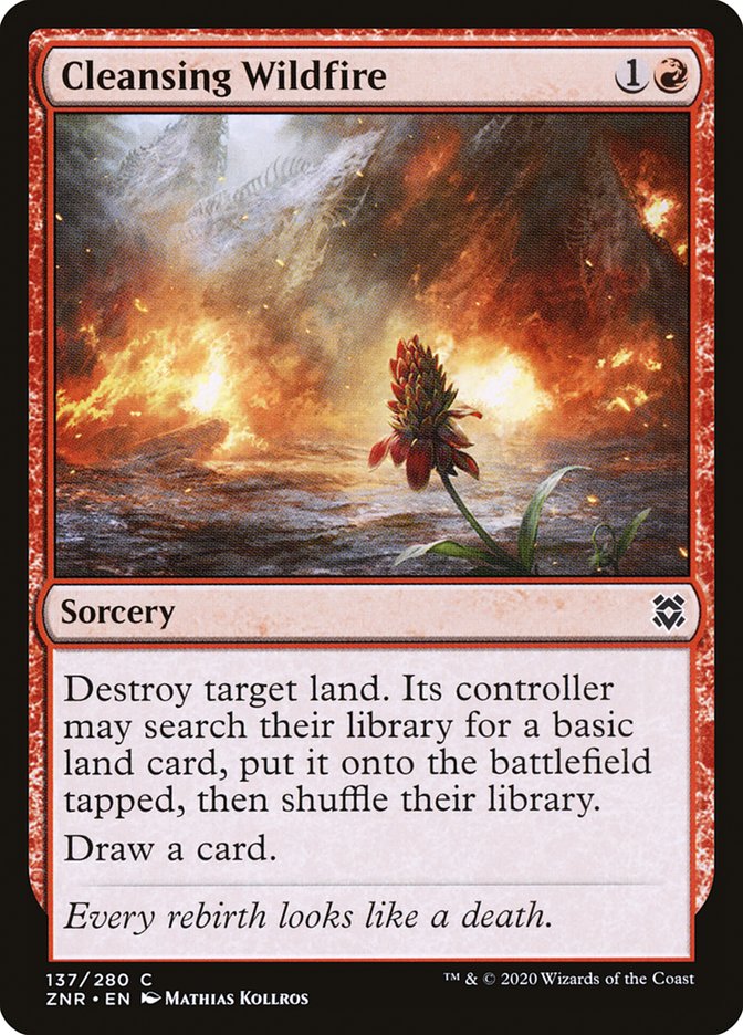 Cleansing Wildfire [Zendikar Rising] | Total Play