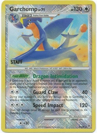 Garchomp (5/147) (Championship Promo Staff) [Platinum: Supreme Victors] | Total Play