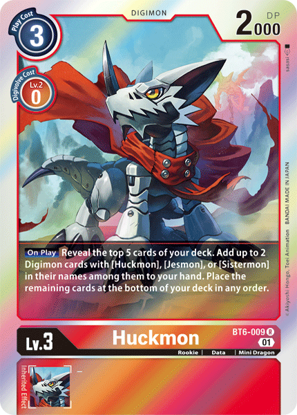 Huckmon [BT6-009] [Double Diamond] | Total Play