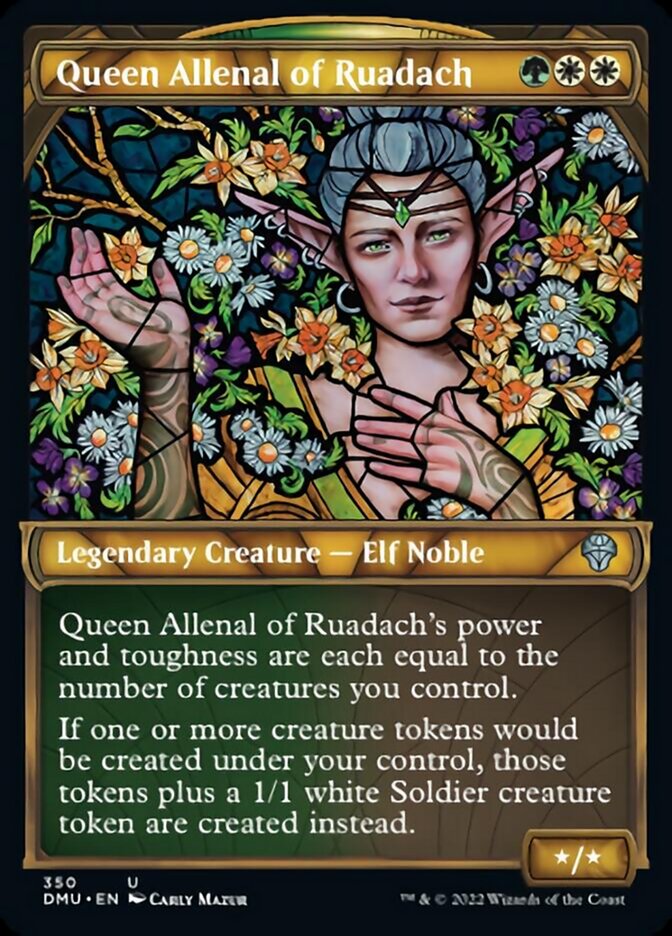 Queen Allenal of Ruadach (Showcase Textured) [Dominaria United] | Total Play