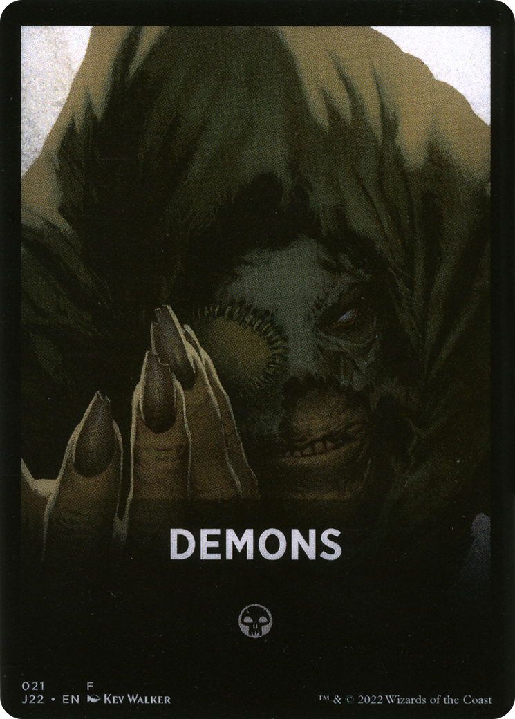 Demons Theme Card [Jumpstart 2022 Front Cards] | Total Play
