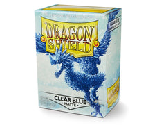 Dragon Shield: Standard 100ct Sleeves - Clear Blue (Matte) | Total Play