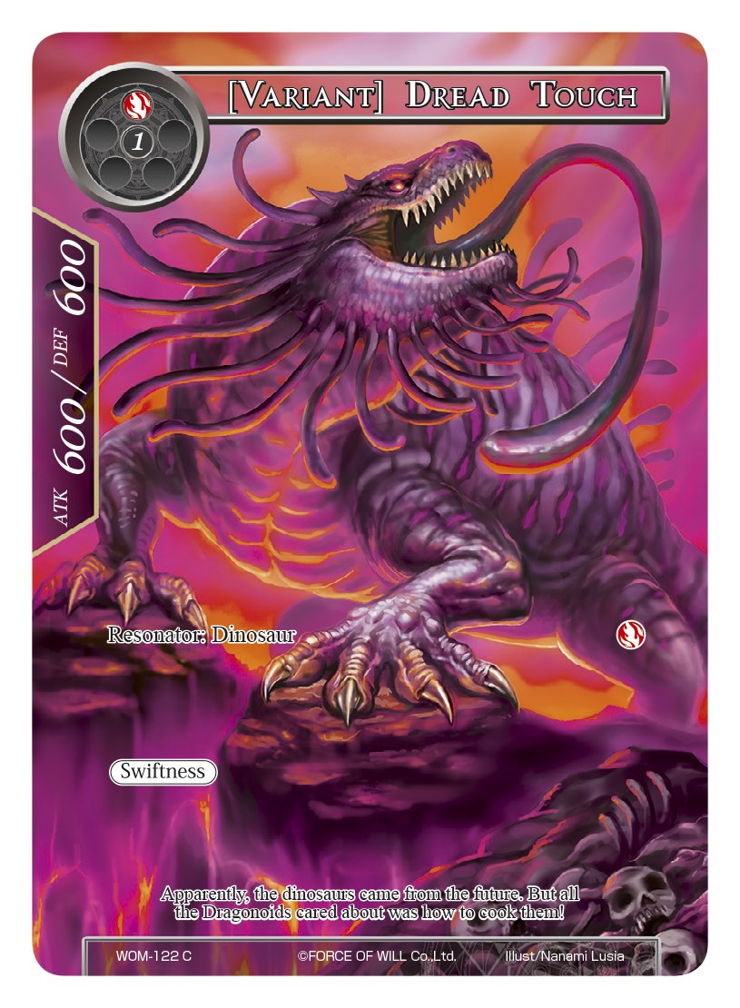 [Variant] Dread Touch (Full Art) (WOM-122) [Winds of the Ominous Moon] | Total Play