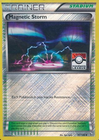 Magnetic Storm (91/106) (League Promo) [XY: Flashfire] | Total Play