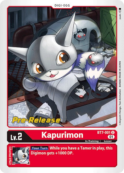 Kapurimon [BT7-001] [Next Adventure Pre-Release Cards] | Total Play