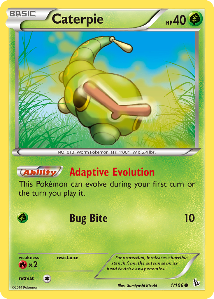 Caterpie (1/106) [XY: Flashfire] | Total Play