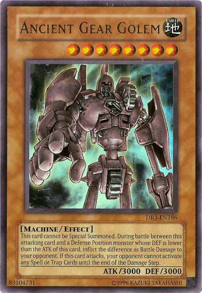 Ancient Gear Golem [DR3-EN186] Ultra Rare | Total Play