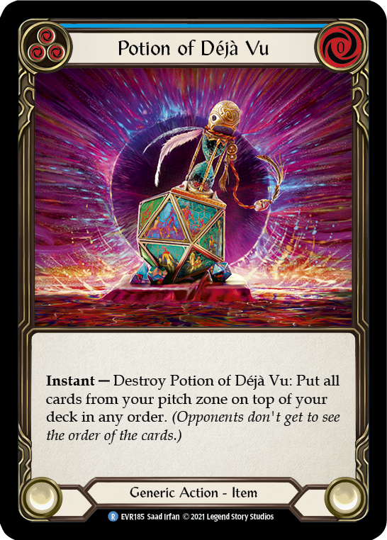 Potion of Deja Vu [EVR185] (Everfest)  1st Edition Cold Foil | Total Play