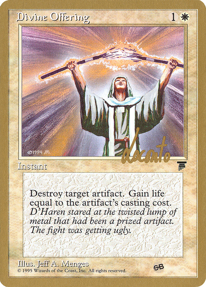 Divine Offering (Michael Loconto) (SB) [Pro Tour Collector Set] | Total Play