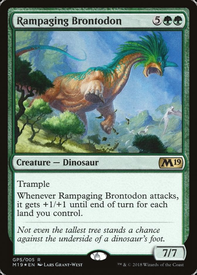 Rampaging Brontodon [Magic 2019 Gift Pack] | Total Play