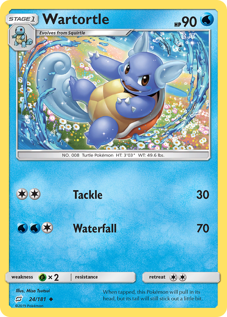 Wartortle (24/181) [Sun & Moon: Team Up] | Total Play