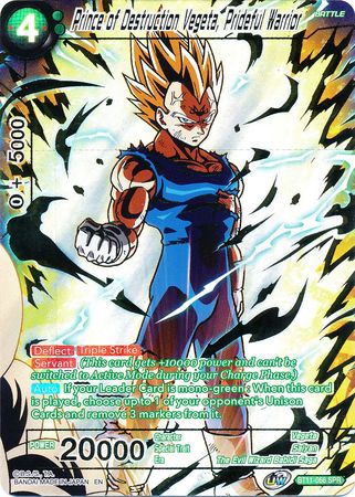 Prince of Destruction Vegeta, Prideful Warrior (SPR) (BT11-066) [Vermilion Bloodline 2nd Edition] | Total Play