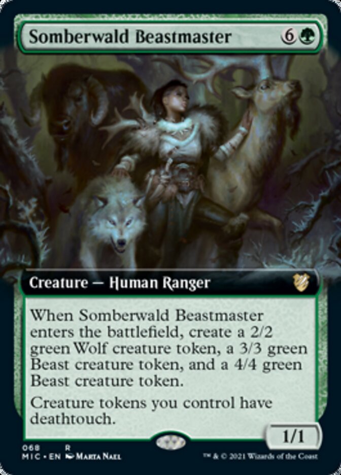 Somberwald Beastmaster (Extended Art) [Innistrad: Midnight Hunt Commander] | Total Play