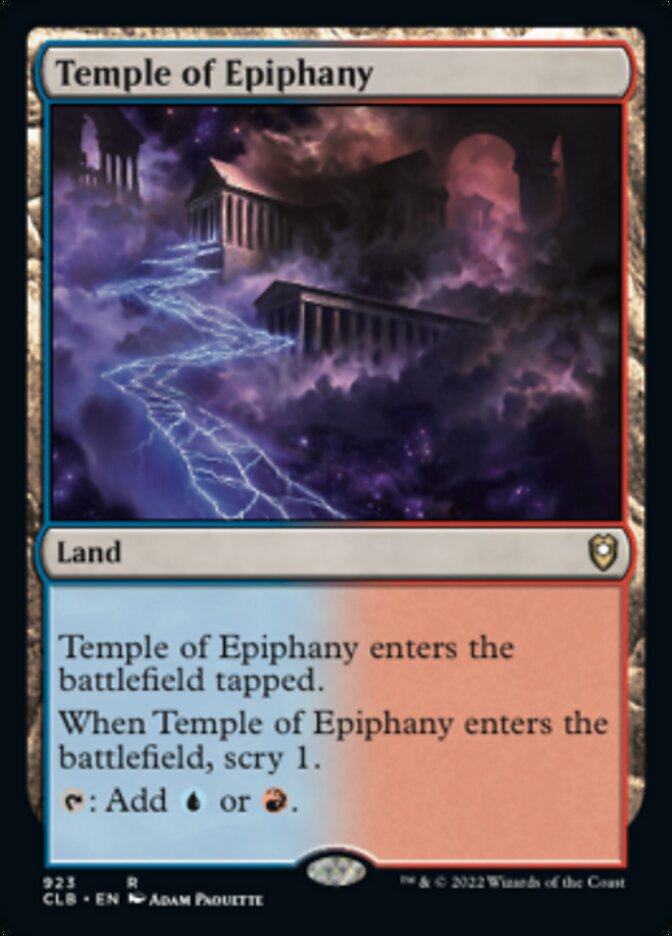 Temple of Epiphany [Commander Legends: Battle for Baldur's Gate] | Total Play