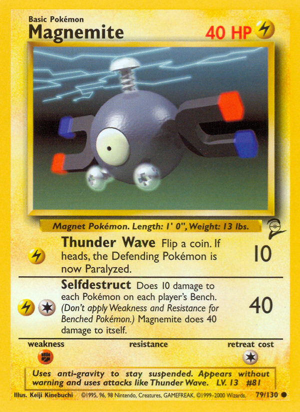 Magnemite (79/130) [Base Set 2] | Total Play