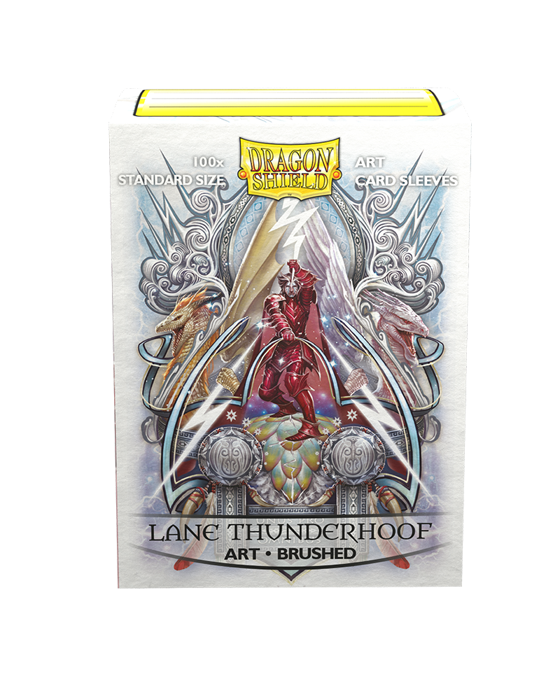 Dragon Shield: Standard 100ct Brushed Art Sleeves - Lane Thunderhoof | Total Play