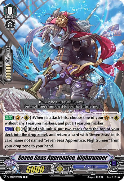 Seven Seas Apprentice, Nightrunner (V-BT09/091EN) [Butterfly d'Moonlight] | Total Play