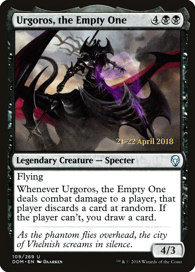 Urgoros, the Empty One [Dominaria Prerelease Promos] | Total Play