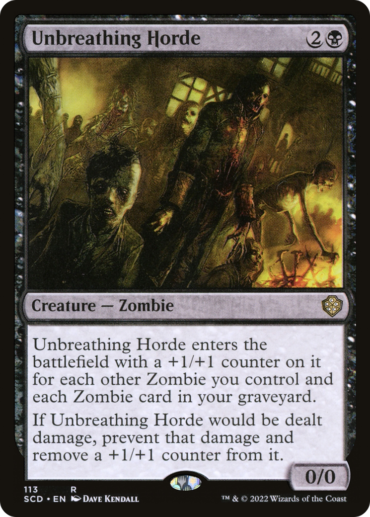 Unbreathing Horde [Starter Commander Decks] | Total Play