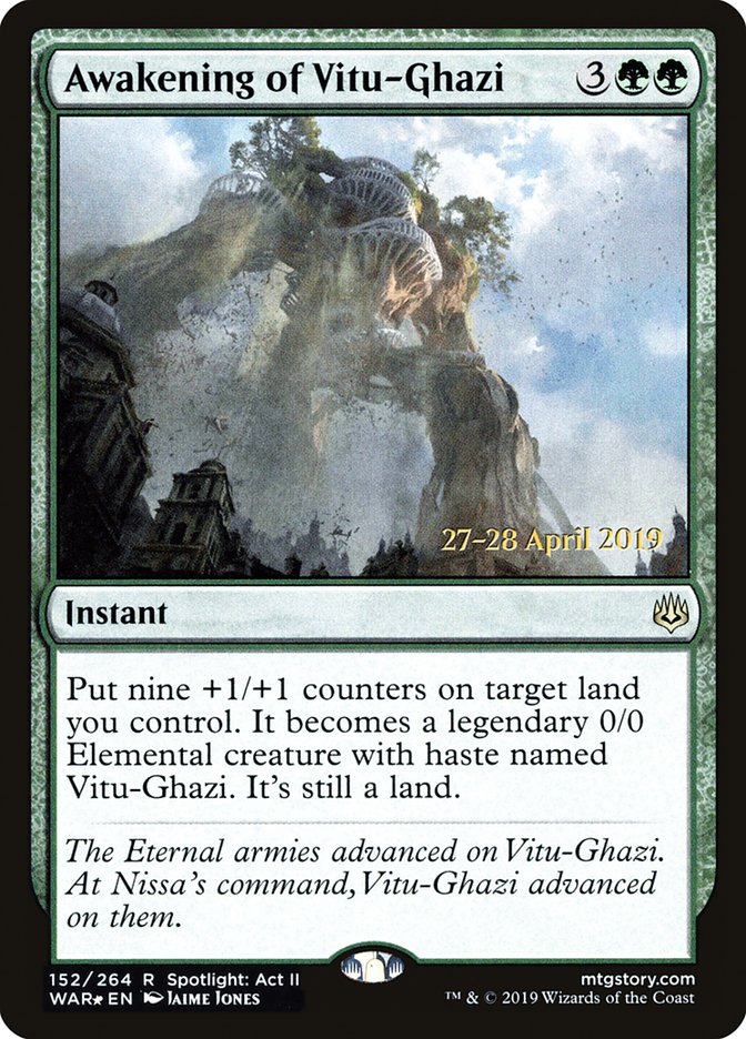 Awakening of Vitu-Ghazi [War of the Spark Prerelease Promos] | Total Play