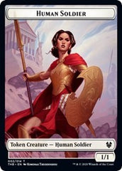 Human Soldier // Spider Double-Sided Token [Theros Beyond Death Tokens] | Total Play