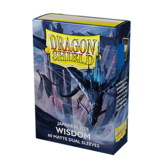 Dragon Shield: Japanese Size 60ct Sleeves - Wisdom (Dual Matte) | Total Play