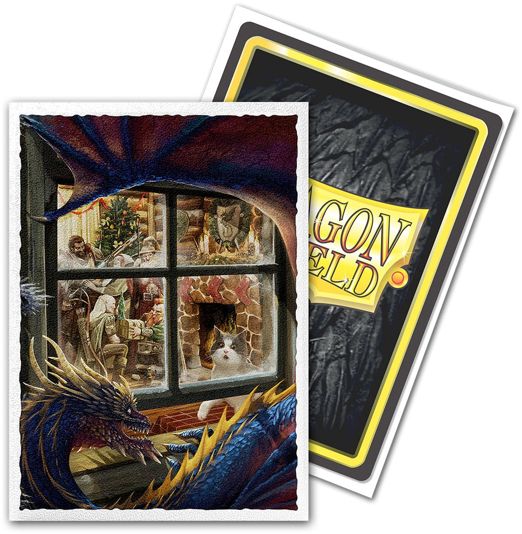 Dragon Shield: Standard 100ct Art Sleeves - Christmas Dragon (2019) | Total Play