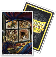 Dragon Shield: Standard 100ct Art Sleeves - Christmas Dragon (2019) | Total Play
