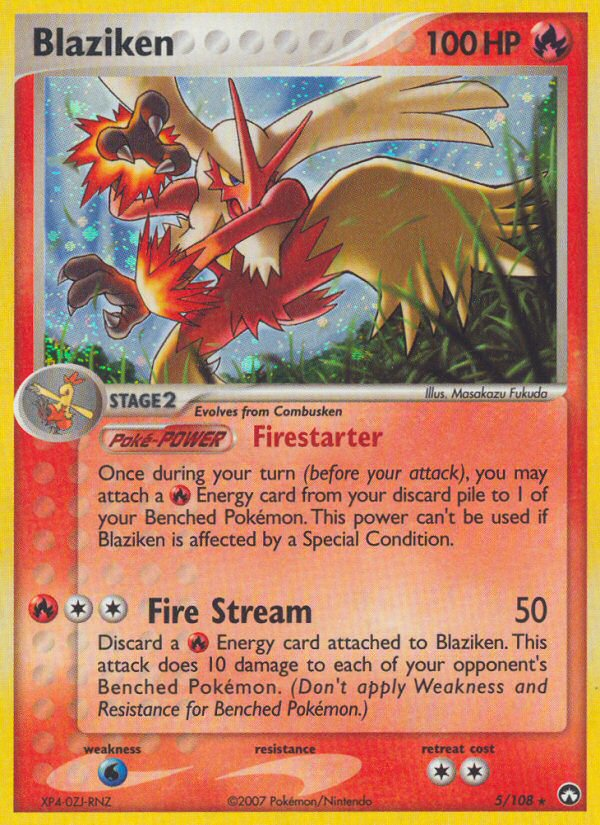 Blaziken (5/108) [EX: Power Keepers] | Total Play