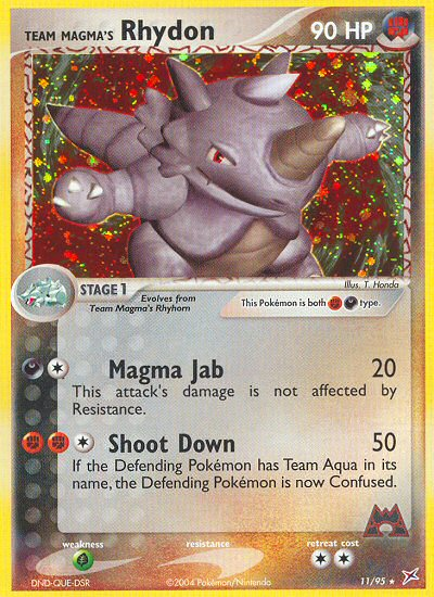 Team Magma's Rhydon (11/95) [EX: Team Magma vs Team Aqua] | Total Play