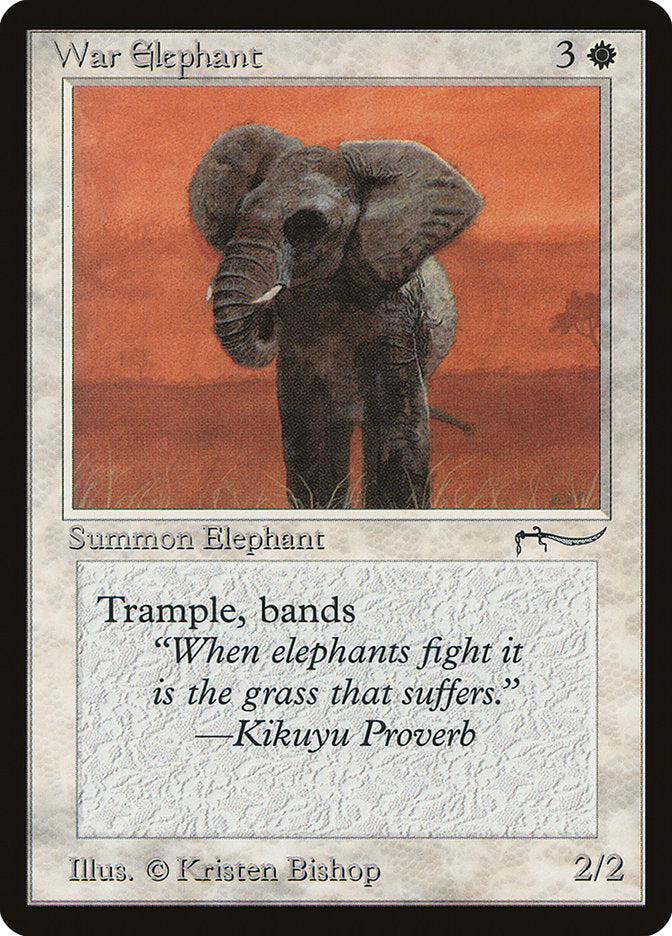 War Elephant (Light Mana Cost) [Arabian Nights] | Total Play