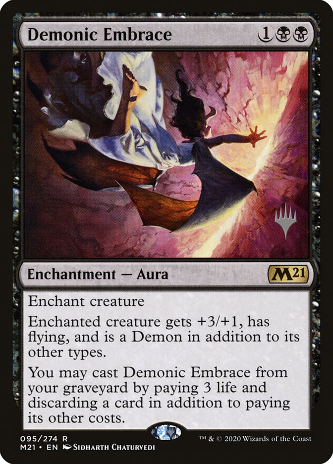 Demonic Embrace (Promo Pack) [Core Set 2021 Promos] | Total Play