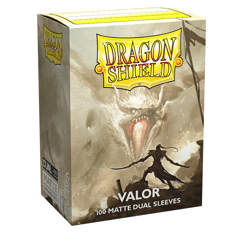 Dragon Shield: Standard 100ct Sleeves - Valor (Dual Matte) | Total Play