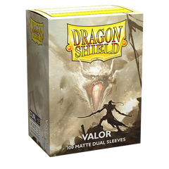 Dragon Shield: Standard 100ct Sleeves - Valor (Dual Matte) | Total Play