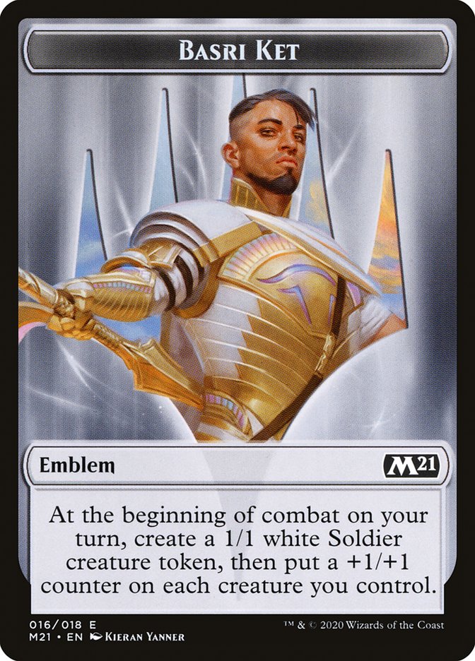 Basri Ket Emblem [Core Set 2021 Tokens] | Total Play