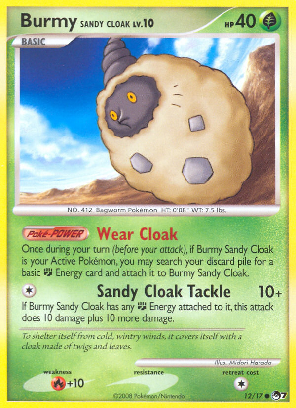 Burmy Sandy Cloak (12/17) [POP Series 7] | Total Play