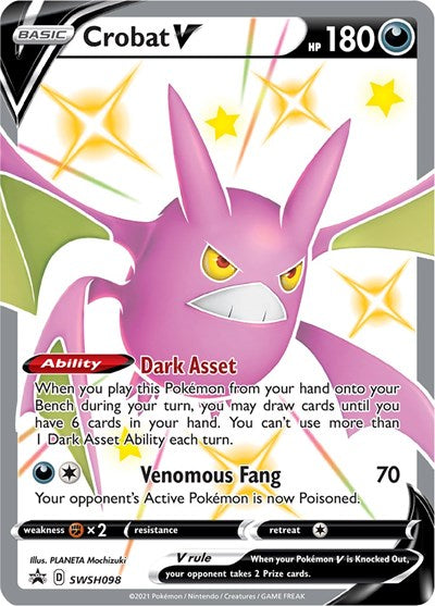 Crobat V - SWSH098 [SWSH: Sword & Shield Promo Cards] | Total Play