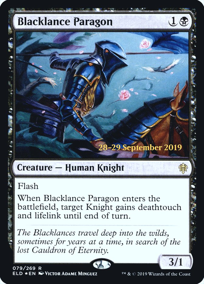 Blacklance Paragon [Throne of Eldraine Prerelease Promos] | Total Play