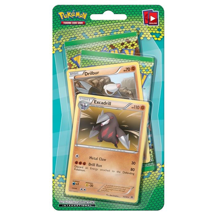 Black & White: Dragons Exalted - 2-Pack Blister (Excadrill, Drilbur) | Total Play