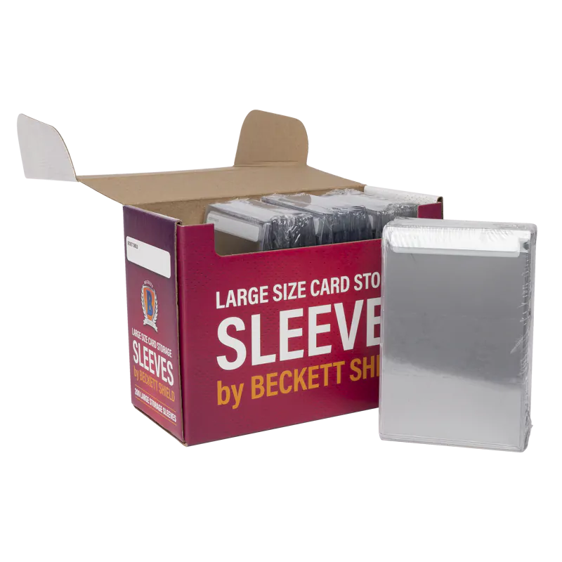 Beckett Shield: Storage Sleeves - Large (200-Pack) | Total Play