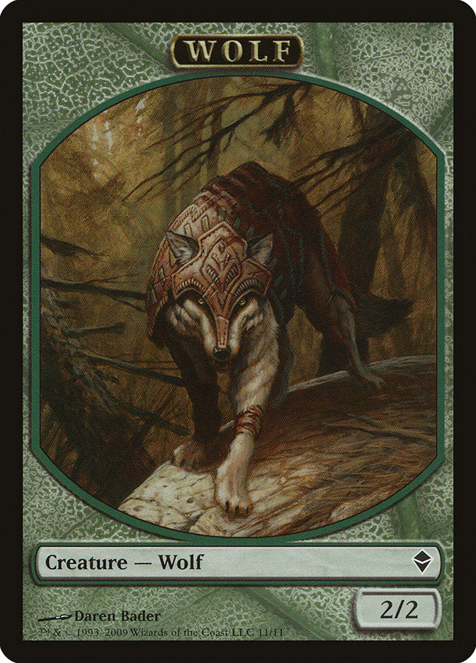 Wolf Token [Zendikar Tokens] | Total Play