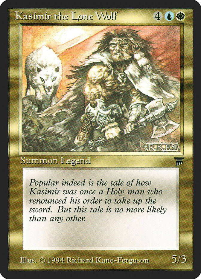 Kasimir the Lone Wolf [Legends] | Total Play