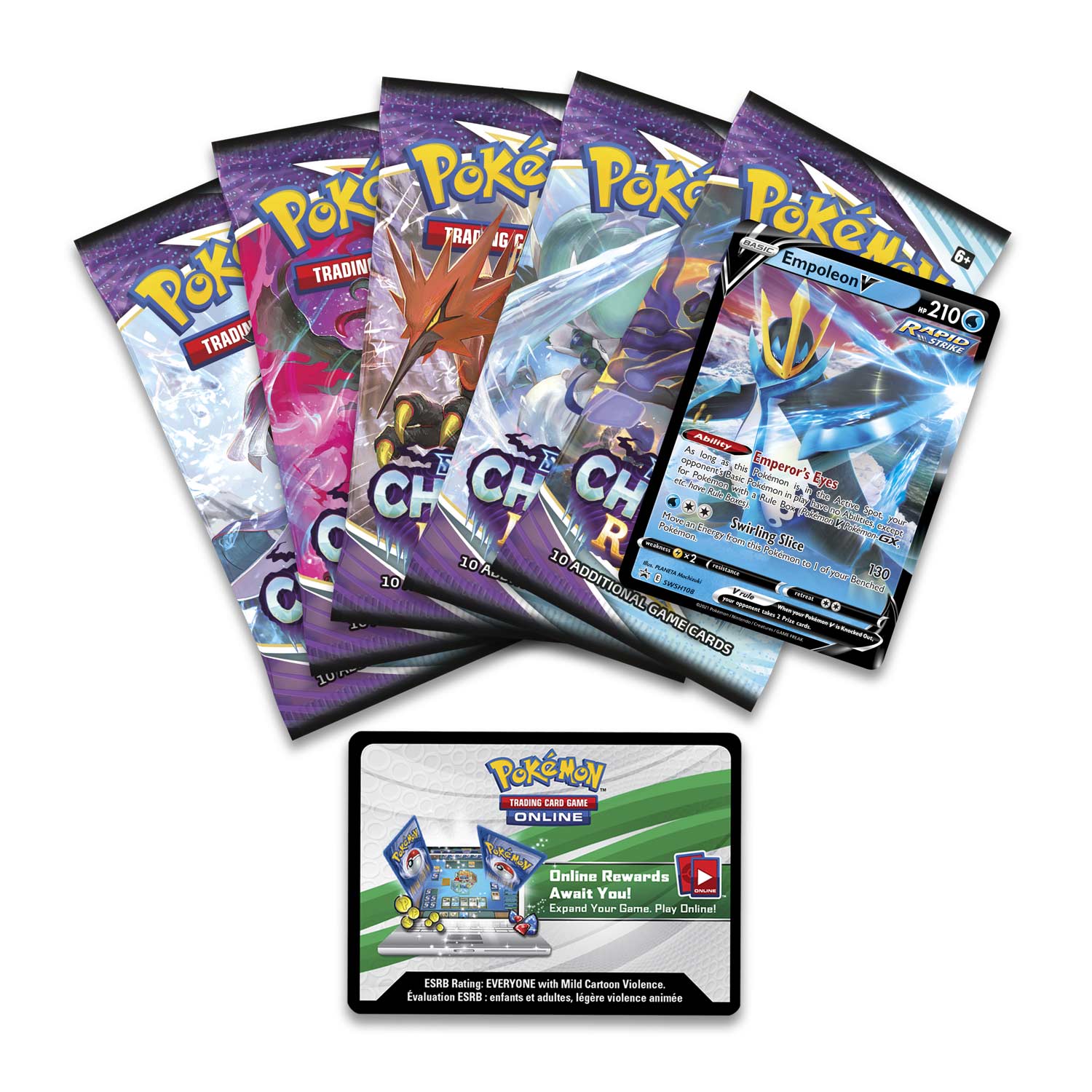 Sword & Shield: Battle Styles - V Strikers Tin (Empoleon V) | Total Play