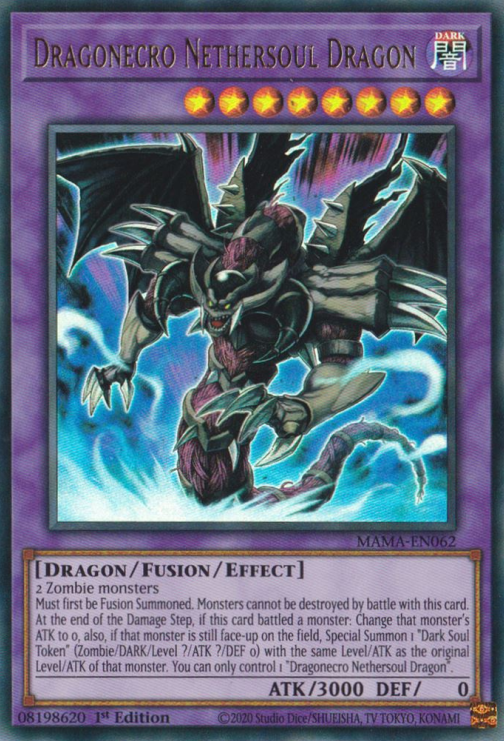 Dragonecro Nethersoul Dragon [MAMA-EN062] Ultra Rare | Total Play