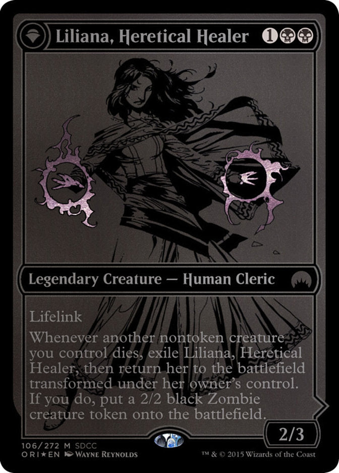 Liliana, Heretical Healer // Liliana, Defiant Necromancer [San Diego Comic-Con 2015] | Total Play