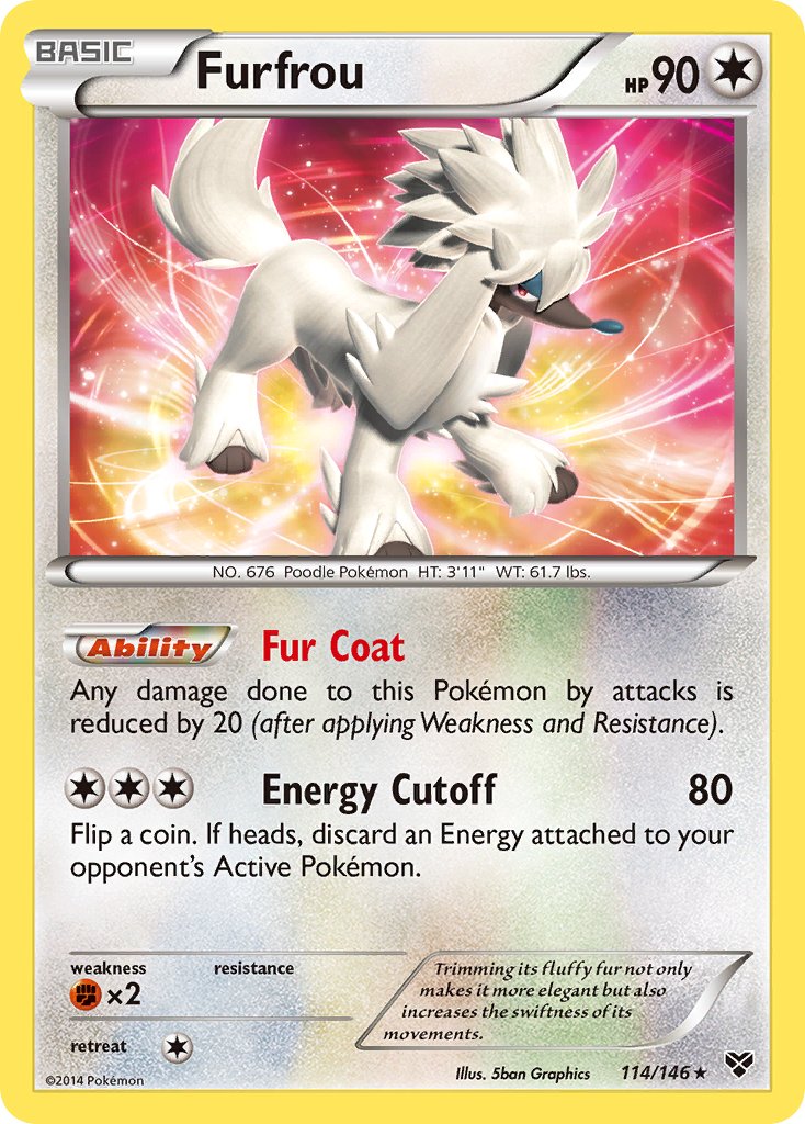 Furfrou (114/146)(Cosmos Holo) (Blister Exclusive) [XY: Base Set] | Total Play