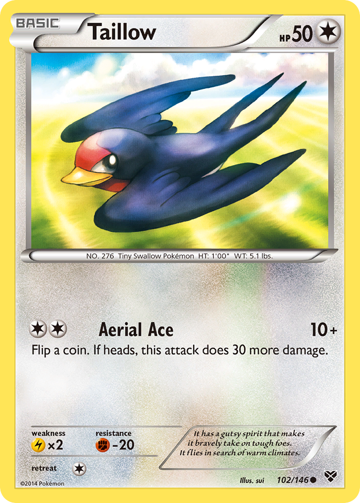 Taillow (102/146) [XY: Base Set] | Total Play